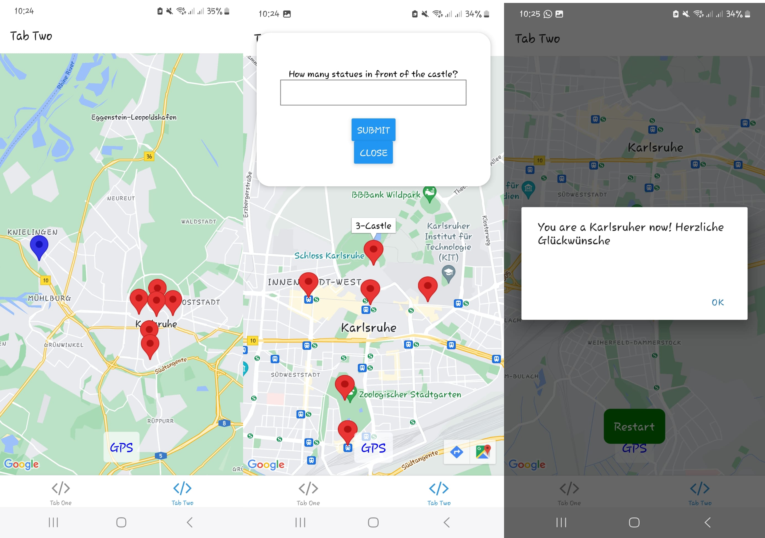 Map View with Mission Points